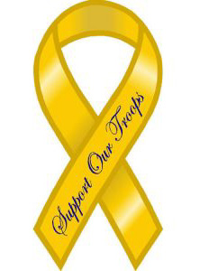 support our troops yellow ribbon photo-2
